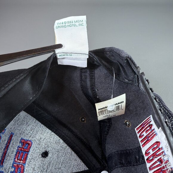 VTG 1994 Boxing Hat Moorer vs George Foreman Heavyweight Snapback MGM Grand Cap - Picture 12 of 14